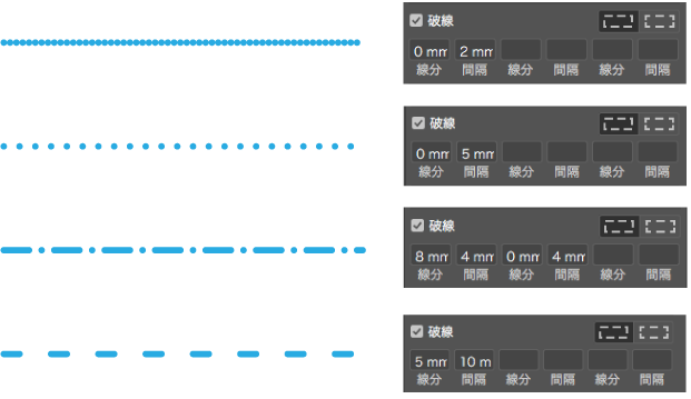 破線 点線の作り方 ソフトの操作 Com