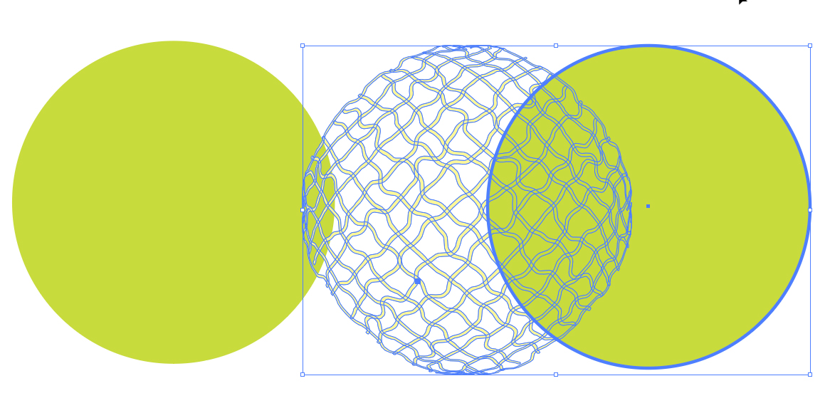 Copy the base circle and place it on the pattern