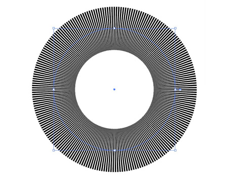 Change the line to a dashed line.