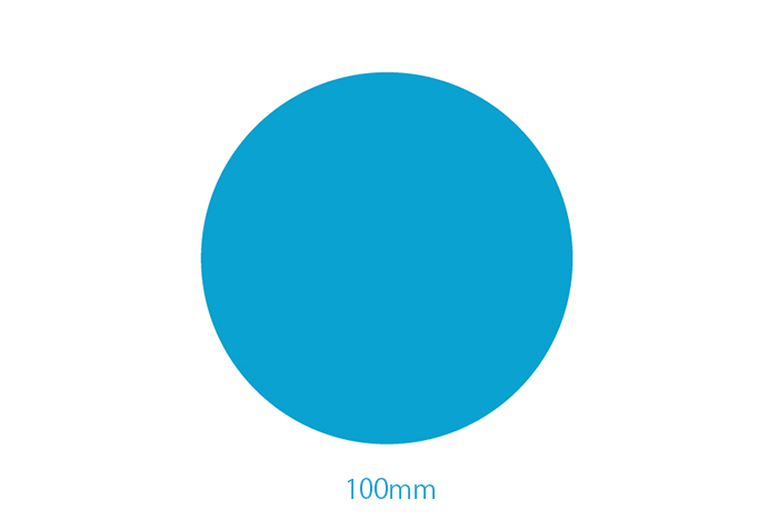 直径100mmの真円