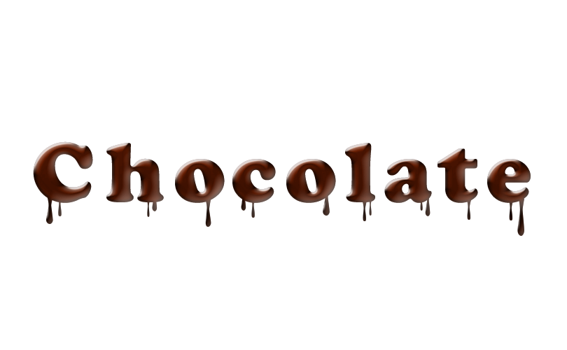 とけるチョコレート_文字加工21