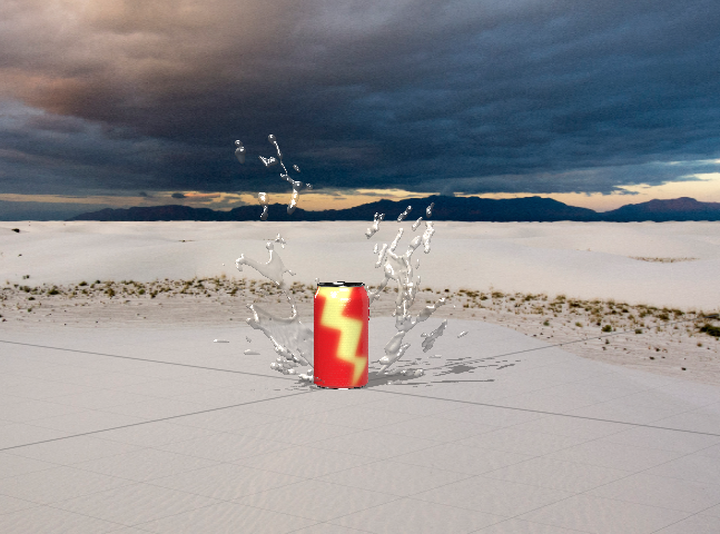 飲料缶の3Dグラフィックの画像
